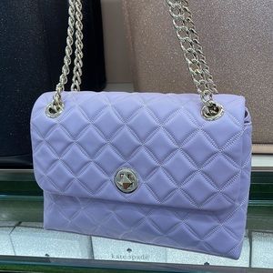 Kate Spade Natalia Medium Flap Shoulder Bag
Lilac Frost